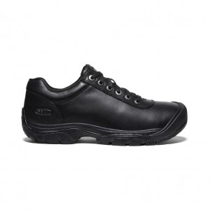 Black Men Keen PTC Dress Oxford Work Shoes | ESH664SG