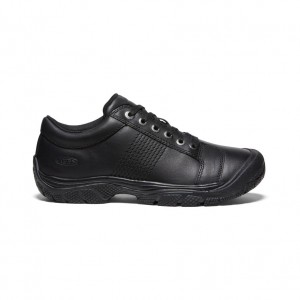 Black Men Keen PTC Oxford Work Shoes | MDS6842HQ