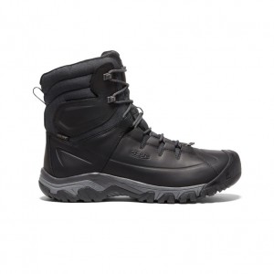 Black Men Keen Targhee High Lace Waterproof Work Boots | PZP8373JJ