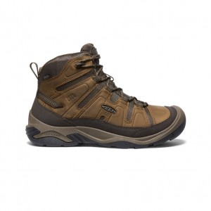 Brown Men Keen Circadia Waterproof Work Boots | TVE6684WH