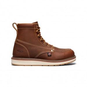 Brown Men Keen Liberty 6" Work Boots | DMX2023EK