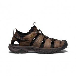 Brown Men Keen Targhee III Sandals | FPL6724MS