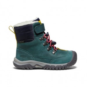 Deep Blue Kids' Keen Kanibou Waterproof Winter Snow Boots | YVD8960XM