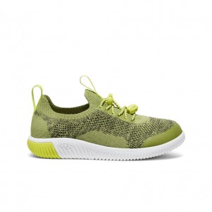 Green Kids' Keen KNX Knit Sneakers | RTH4558MM