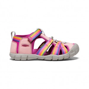 Multicolor Fuchsia Big Kids' Keen Seacamp II CNX Sandals | GIR2713BF