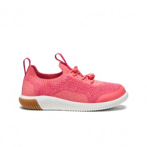 Pink White Kids' Keen KNX Knit Sneakers | MBB933ND