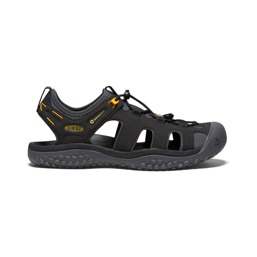 Black Gold Men Keen SOLR Sandals | GJC1341LF