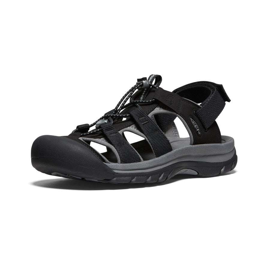 Black Grey Men Keen Rapids H2 Sandals | GFP597QD