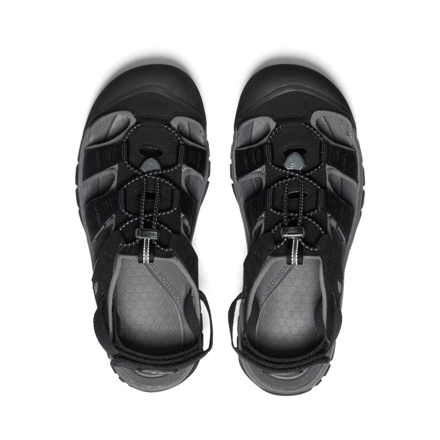 Black Grey Men Keen Rapids H2 Sandals | GFP597QD