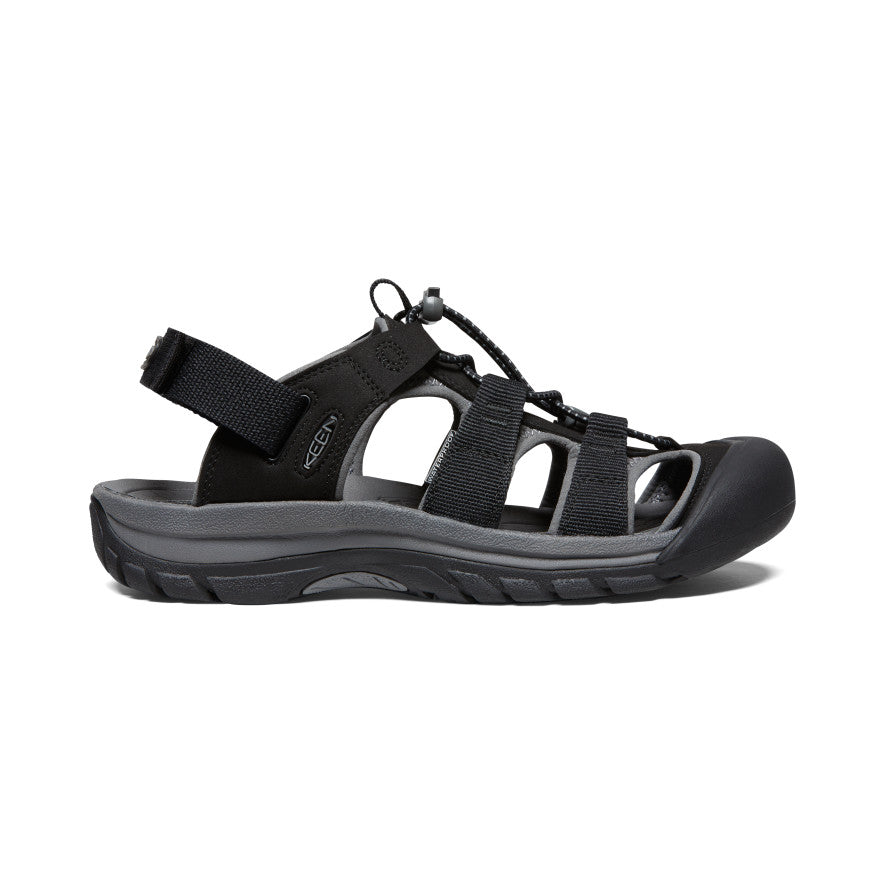 Black Grey Men Keen Rapids H2 Sandals | GFP597QD