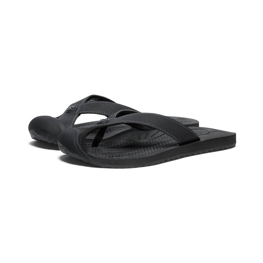 Black Grey Women Keen Barbados Flip Flops | IRB1660BM