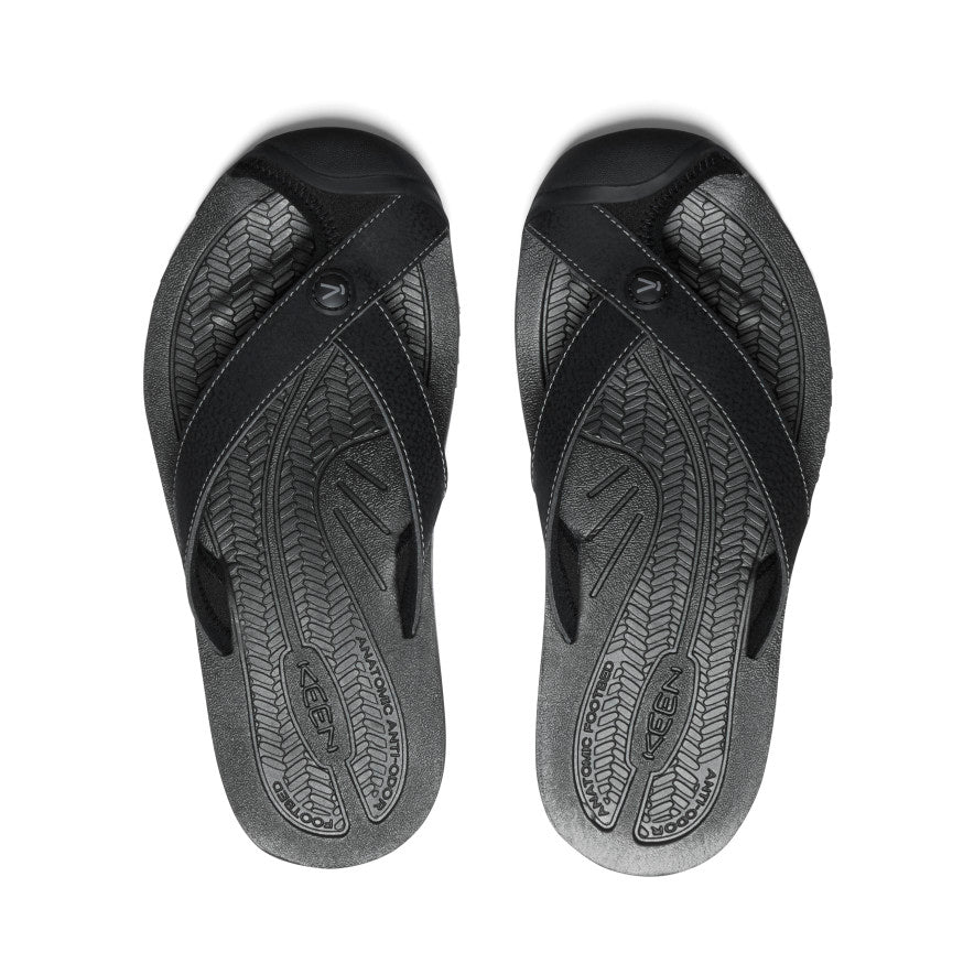 Black Grey Women Keen Barbados Flip Flops | IRB1660BM