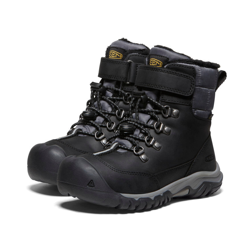 Black Kids' Keen Kanibou Waterproof Winter Snow Boots | RDW4072BK