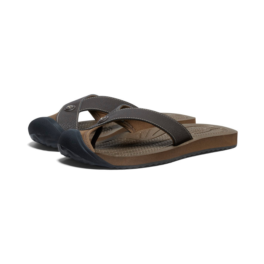 Black Men Keen Barbados Flip Flops | LMA7962TO