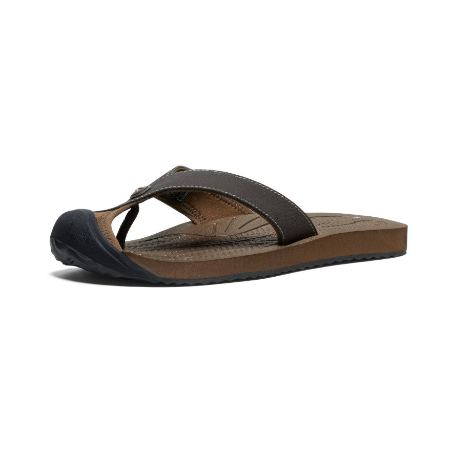 Black Men Keen Barbados Flip Flops | LMA7962TO