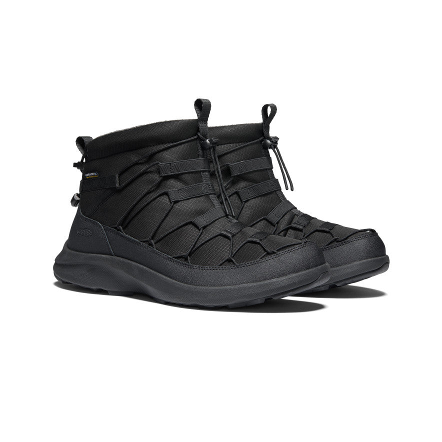 Black Men Keen Uneek SNK Waterproof Chukka Boots | RIO4485MA