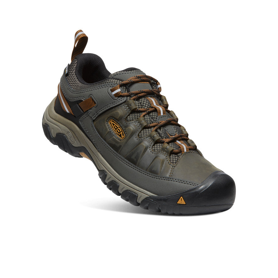 Black Olive Brown Men Keen Targhee III Waterproof Work Shoes | BKB317WW