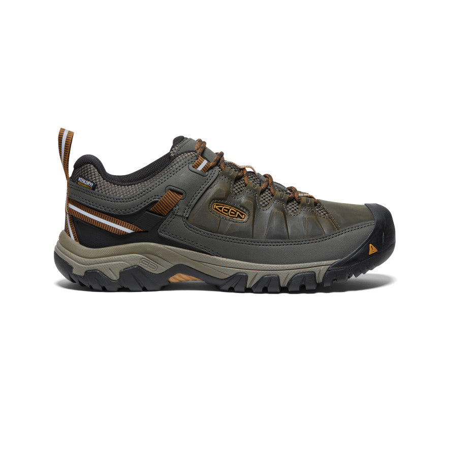 Black Olive Brown Men Keen Targhee III Waterproof Work Shoes | BKB317WW