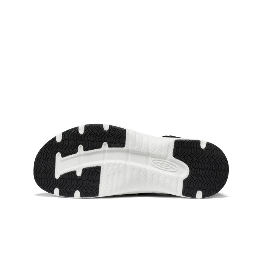 Black White Men Keen Uneek O3 Sneaker Sandals | NSK742GU