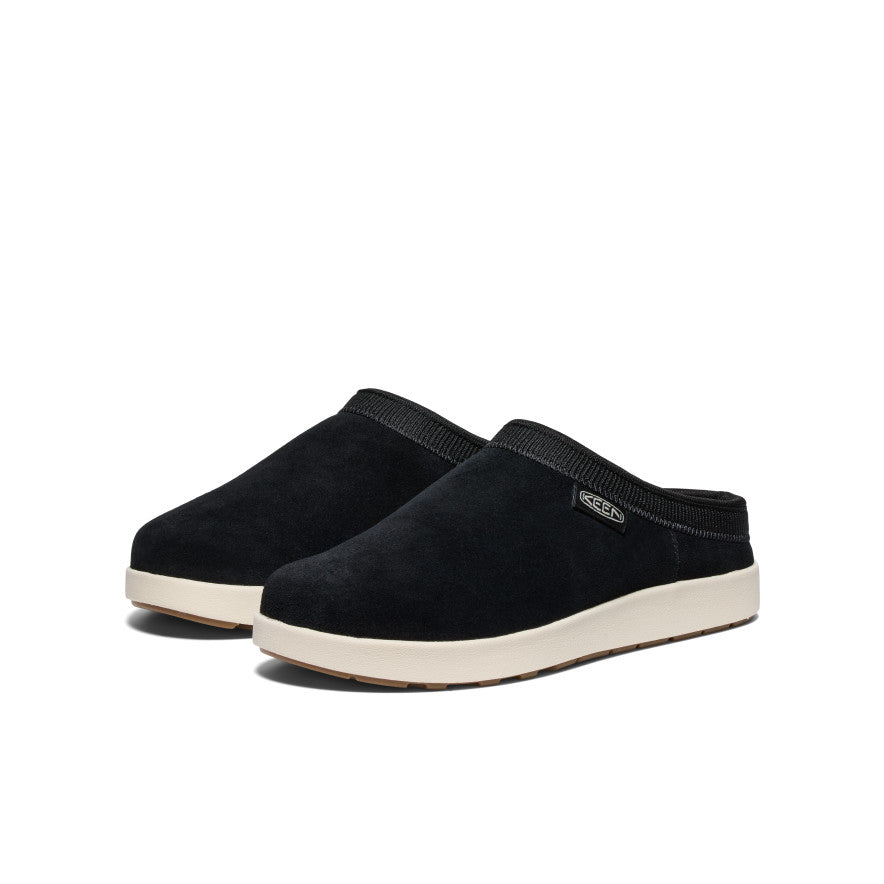 Black Women Keen Elle Suede Mule Slippers | MVP5993LK