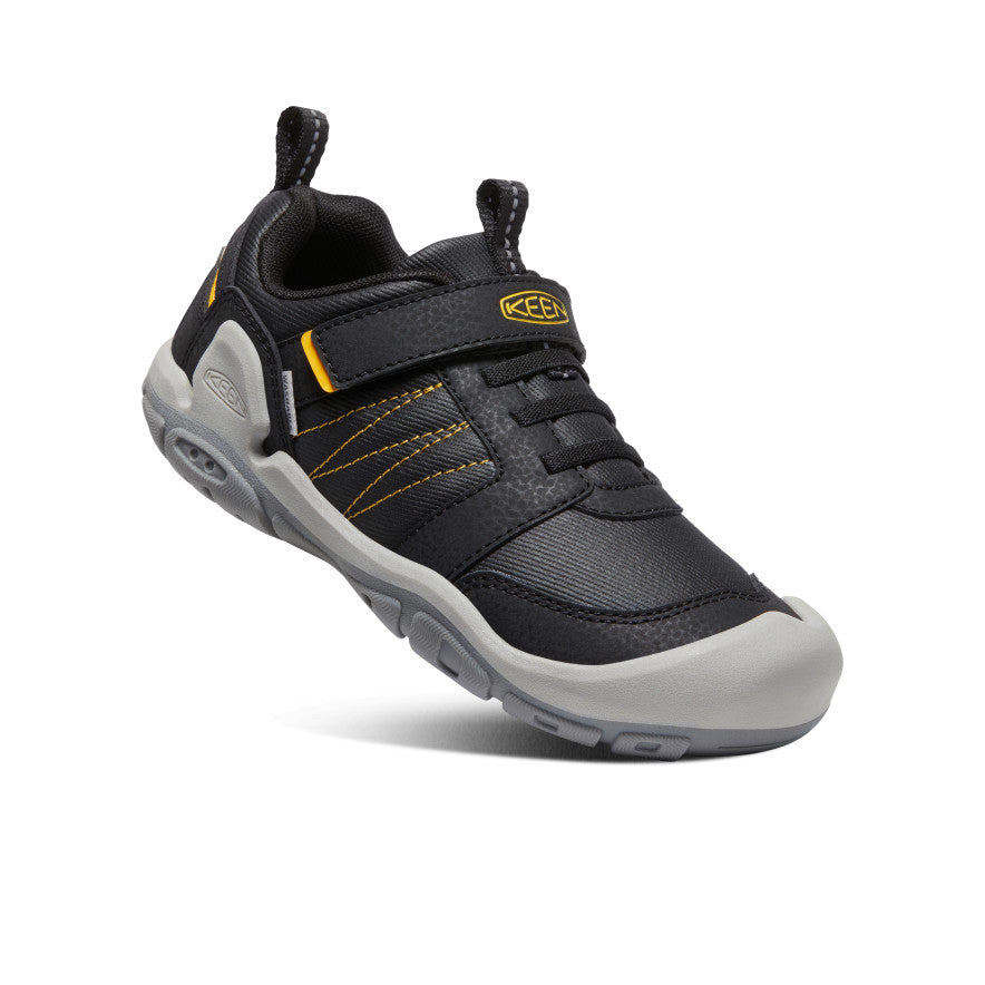 Black Yellow Big Kids' Keen Knotch Peak Sneakers | CMS8280WH