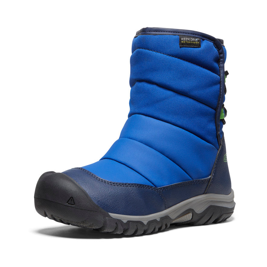 Blue Big Kids' Keen Puffrider Waterproof Winter Snow Boots | RIJ3296RR