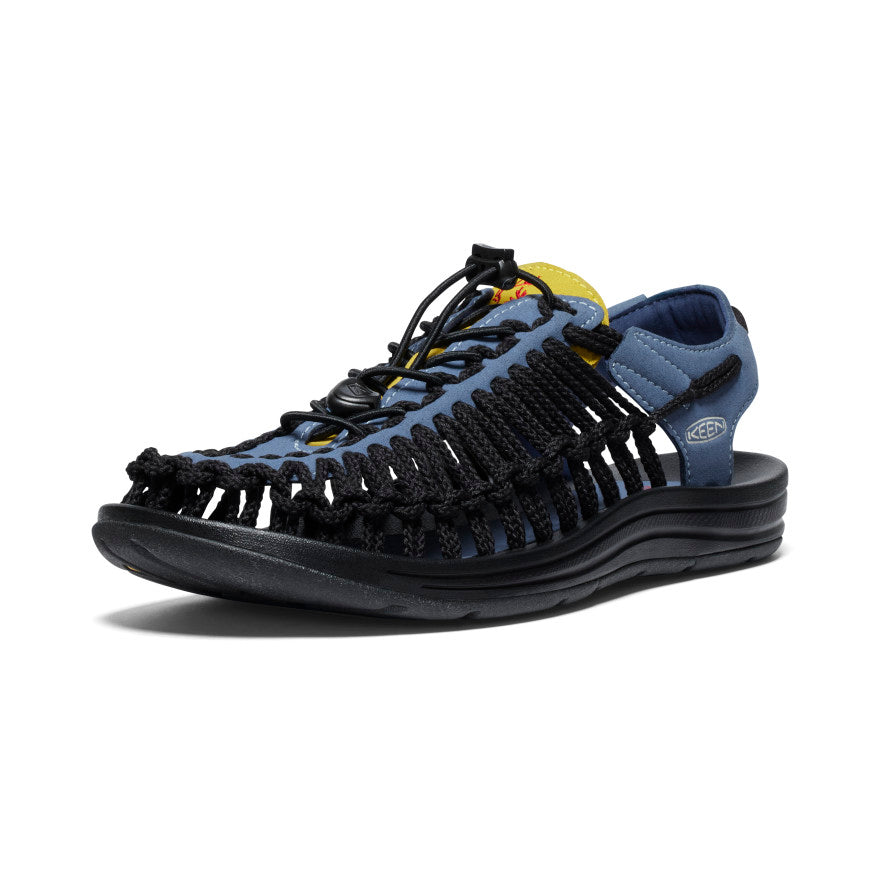 Blue Black Men Keen Uneek Sneaker Sandals | QEN6165ZK