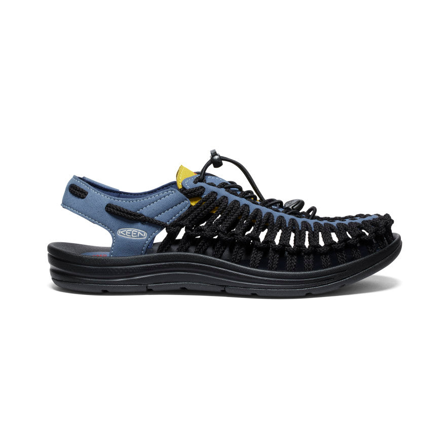 Blue Black Men Keen Uneek Sneaker Sandals | QEN6165ZK