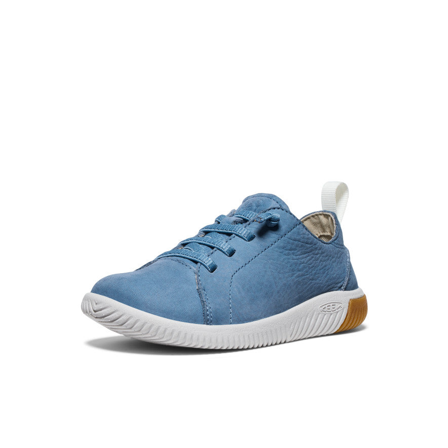 Blue Kids' Keen KNX Leather Sneakers | ZEN322RS