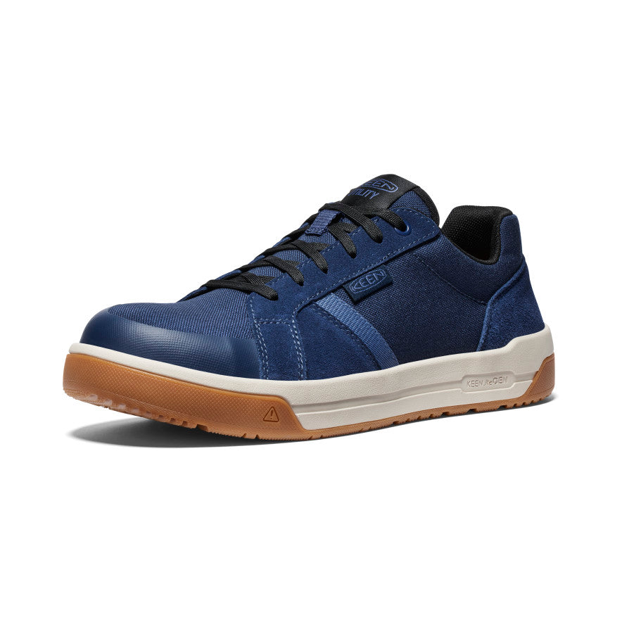 Blue Men Keen Kenton Work Shoes | RQE37EN