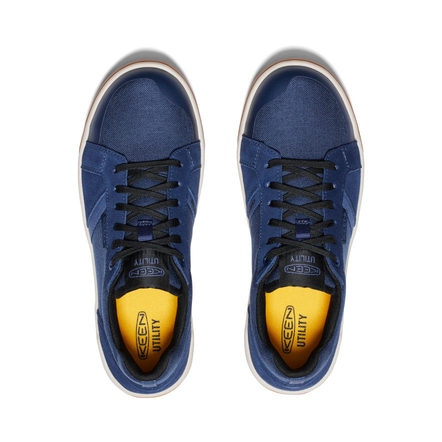 Blue Men Keen Kenton Work Shoes | RQE37EN