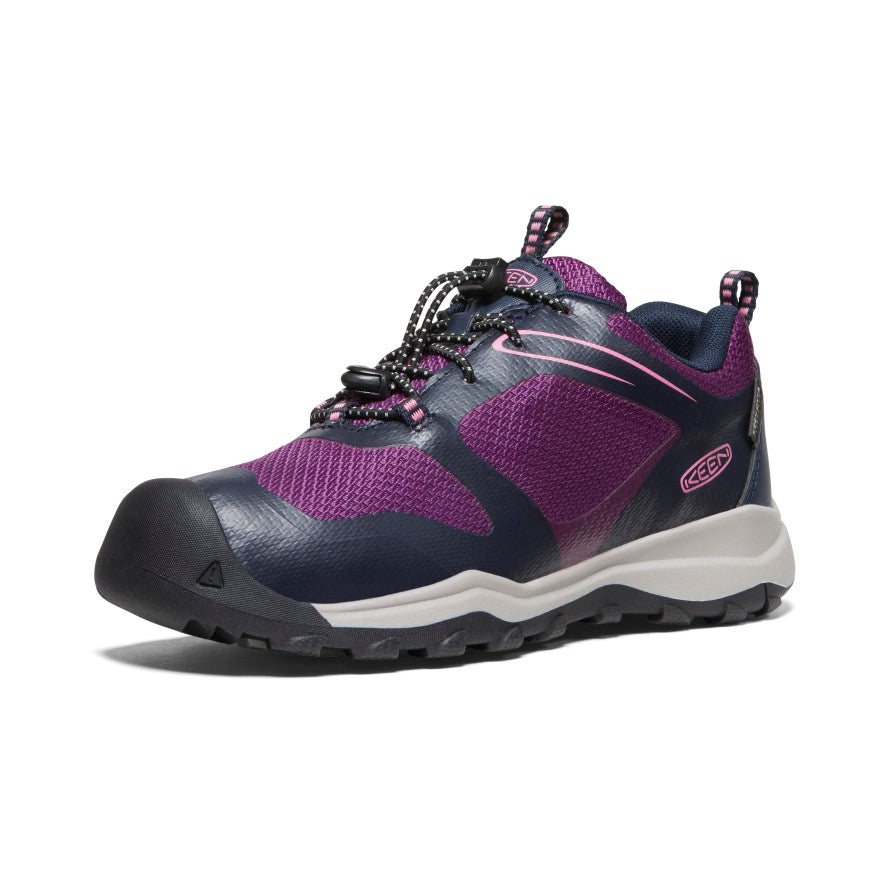 Blue Purple Big Kids' Keen Wanduro Waterproof Work Shoes | XRM7652OR