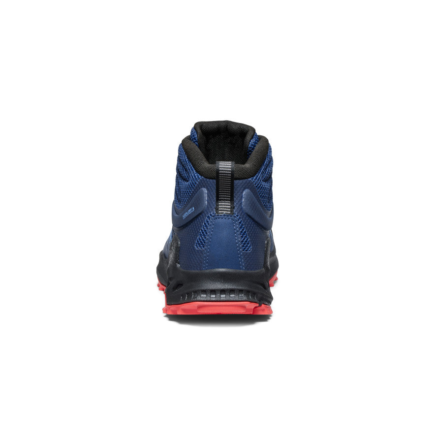 Blue Red Men Keen Zionic Waterproof Hiking Boots | YJT6370ND