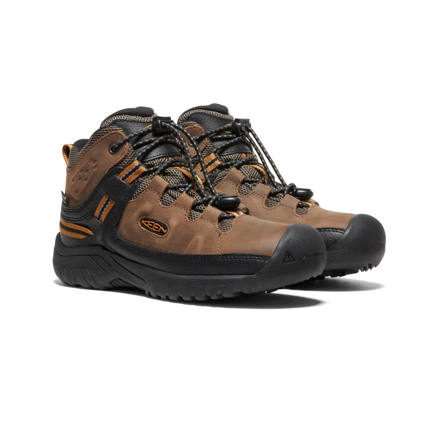 Brown Big Kids' Keen Targhee Waterproof Work Boots | TWB7267MY