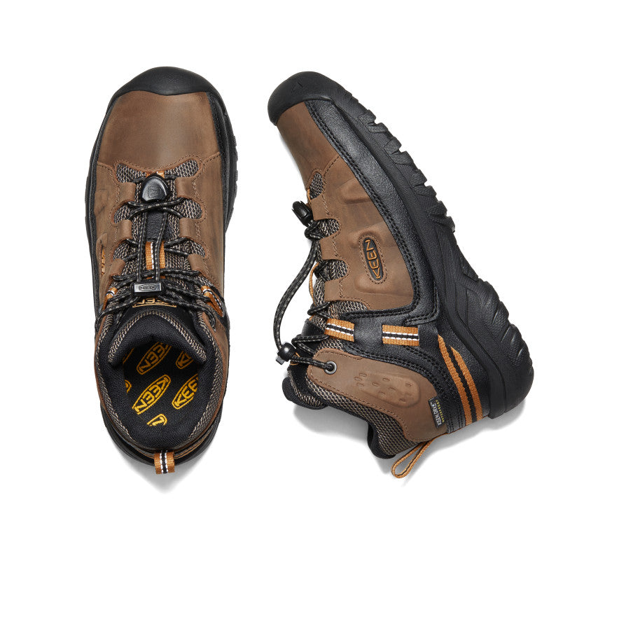 Brown Big Kids' Keen Targhee Waterproof Work Boots | TWB7267MY