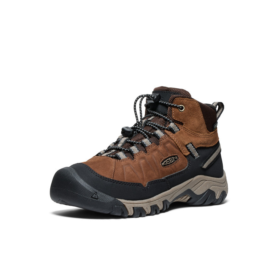 Brown Black Big Kids' Keen Targhee IV Waterproof Hiking Boots | IRM3090CP