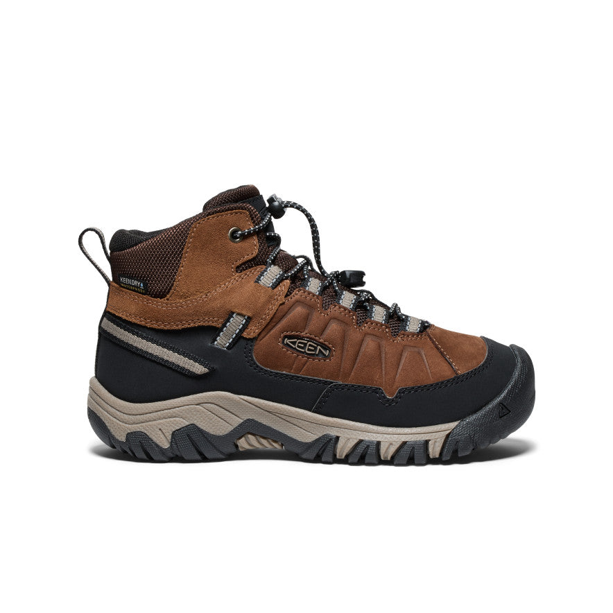 Brown Black Big Kids\' Keen Targhee IV Waterproof Hiking Boots | IRM3090CP