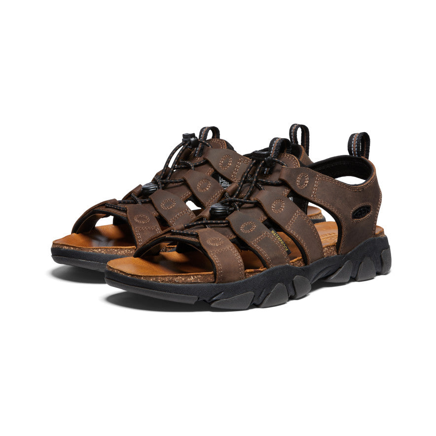 Brown Black Men Keen Daytona II Sandals | HXU97100TG