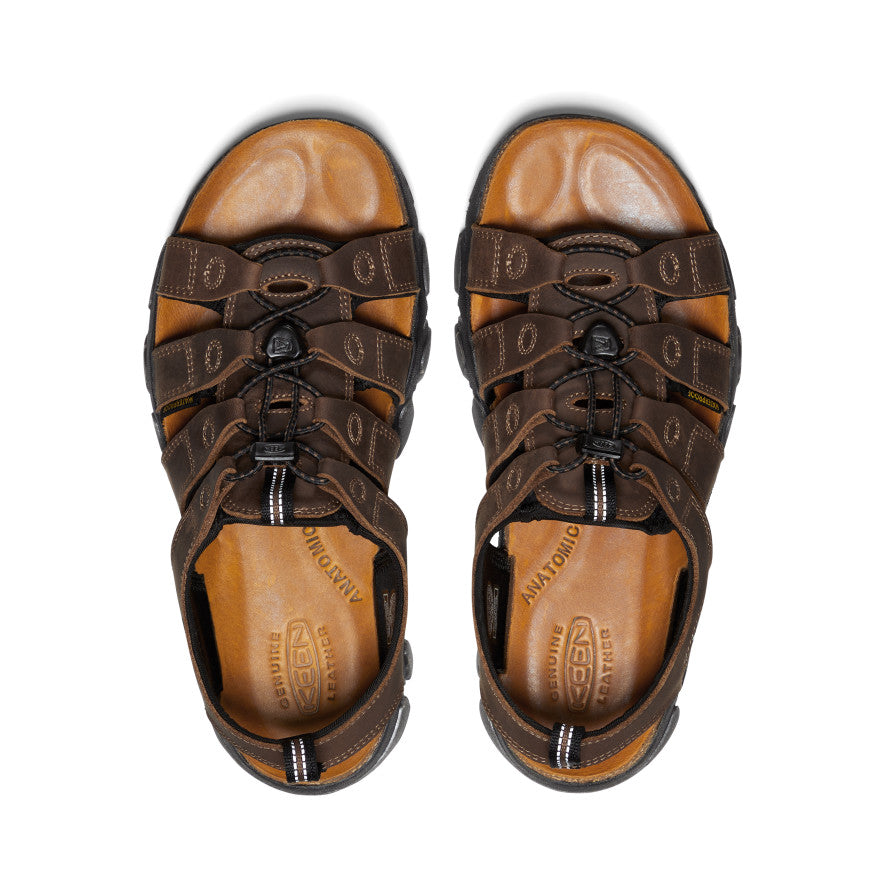 Brown Black Men Keen Daytona II Sandals | HXU97100TG