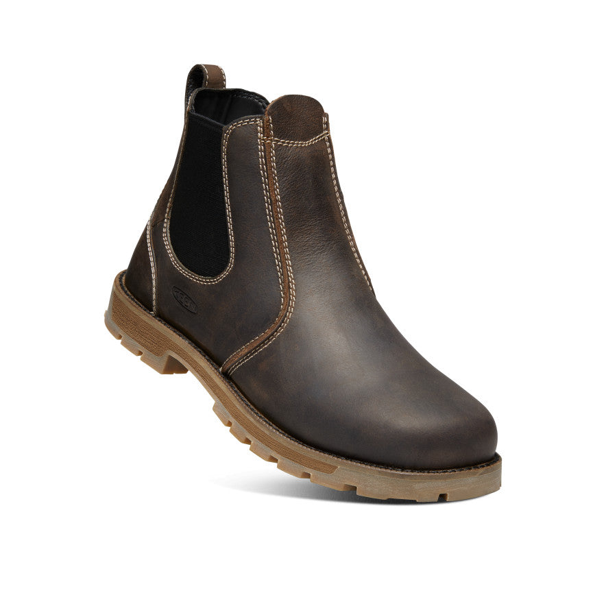 Brown Black Men Keen Seattle Romeo Chelsea Boots | EIU9495PL