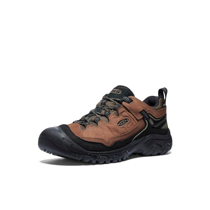 Brown Black Men Keen Targhee IV Waterproof Hiking Shoes | JZH5834WF