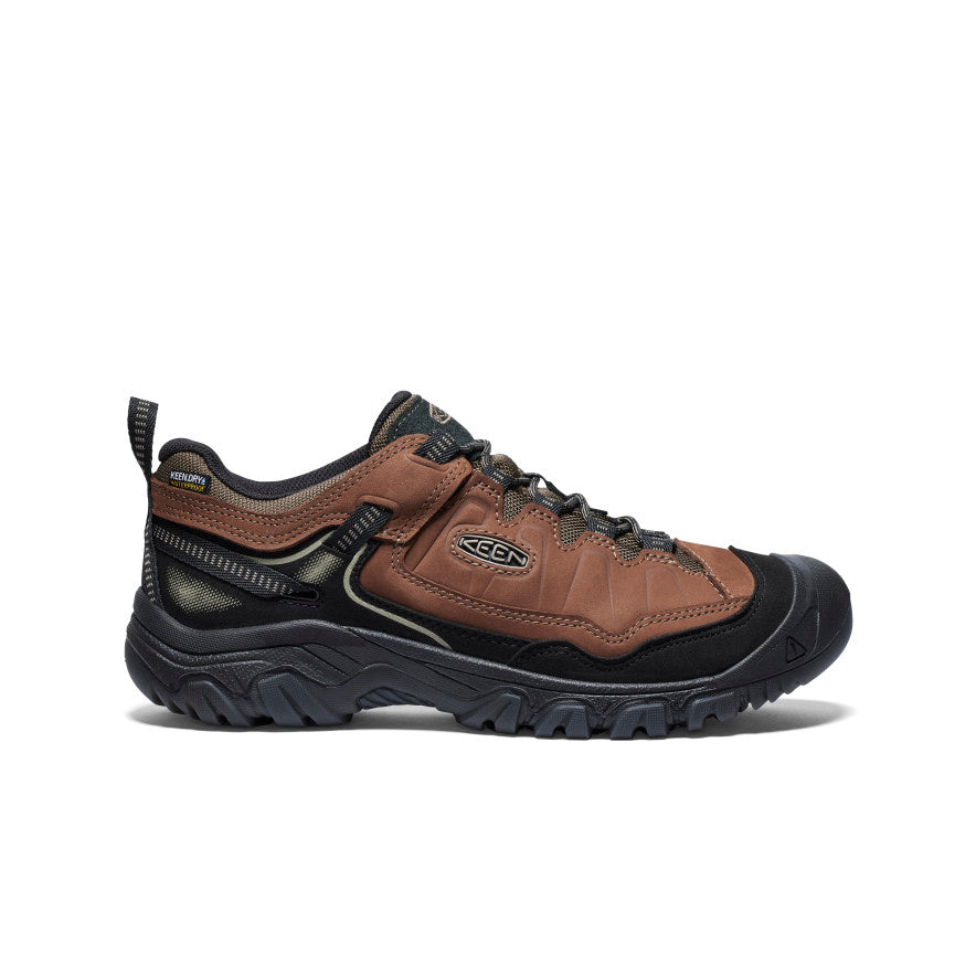 Brown Black Men Keen Targhee IV Waterproof Hiking Shoes | JZH5834WF