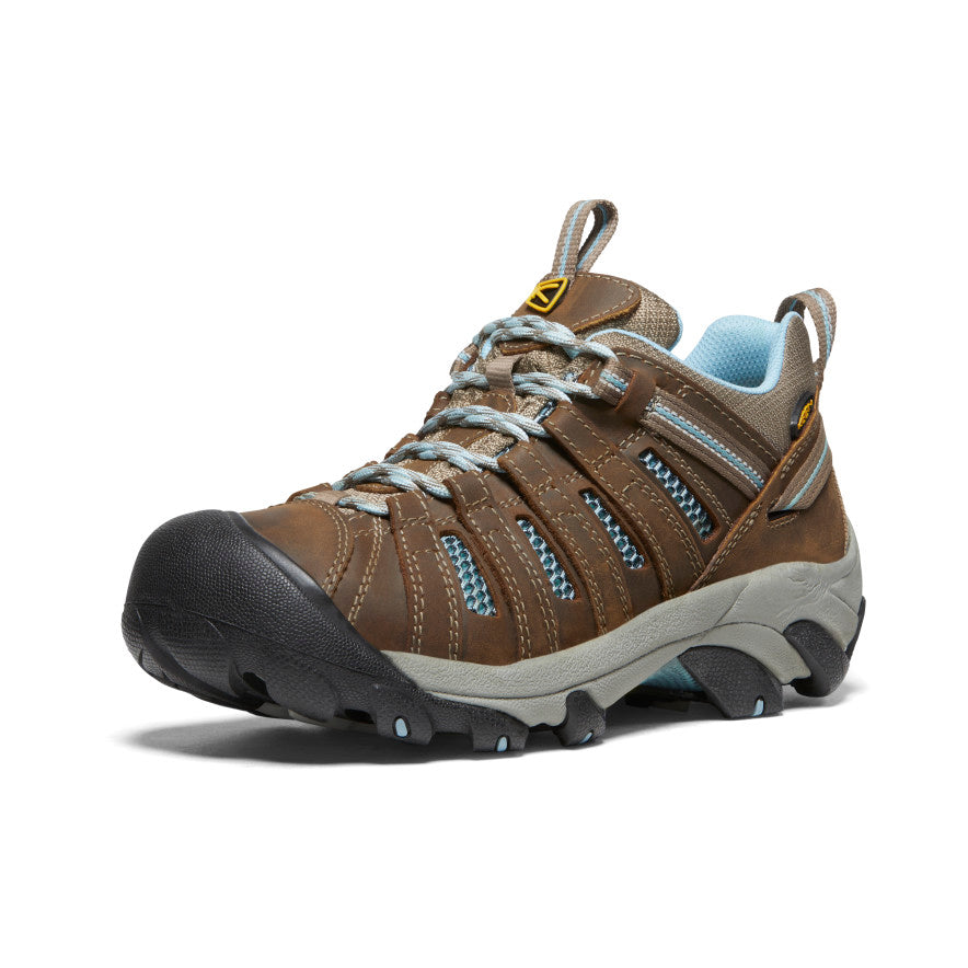 Brown Blue Women Keen Voyageur Work Shoes | XVX4912DE