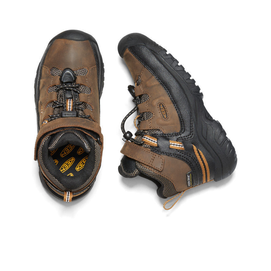 Brown Kids' Keen Targhee Waterproof Work Boots | WBT4361IR