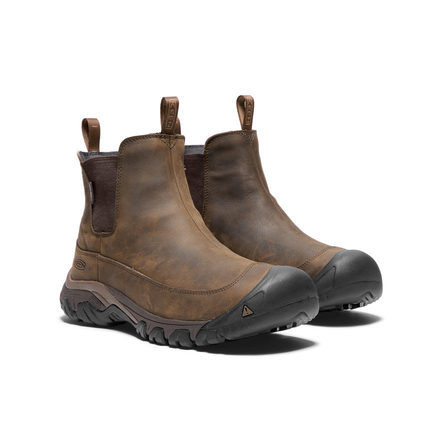 Brown Men Keen Anchorage III Waterproof Chelsea Boots | IOG6025XX