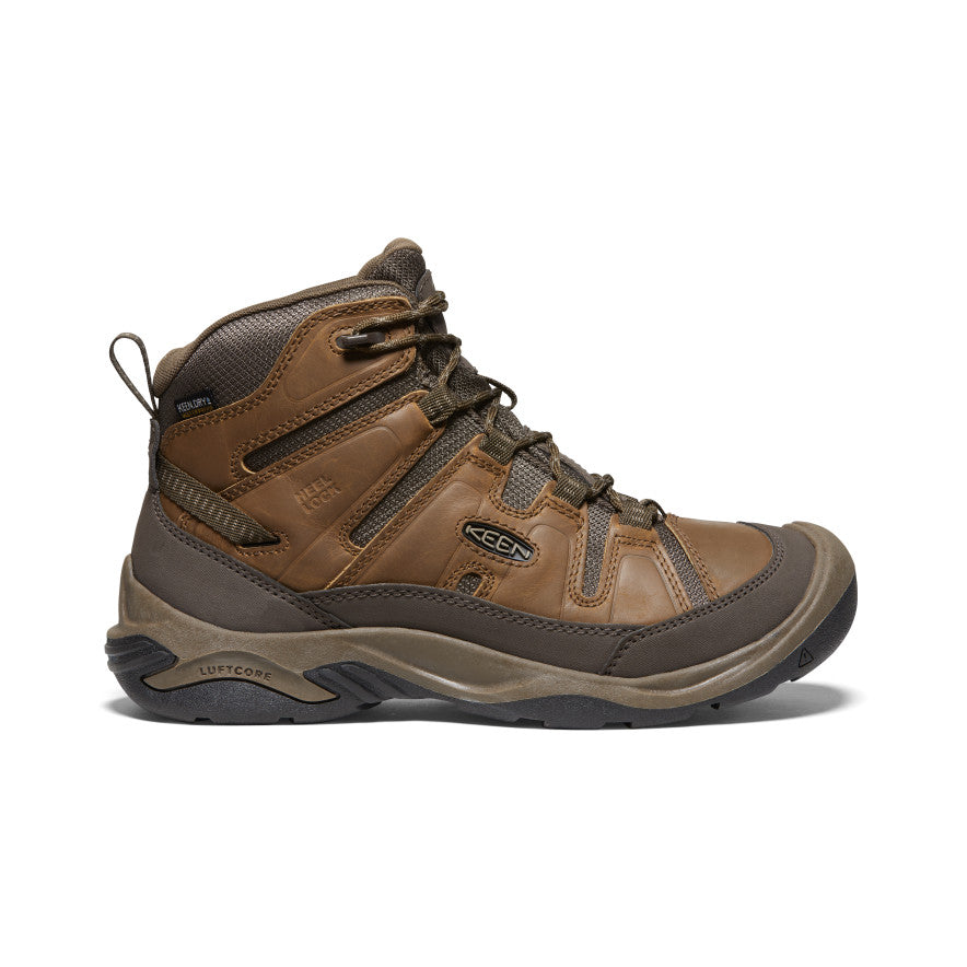 Brown Men Keen Circadia Waterproof Wide Work Boots | YYC7761TZ