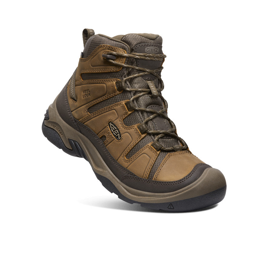 Brown Men Keen Circadia Waterproof Work Boots | TVE6684WH