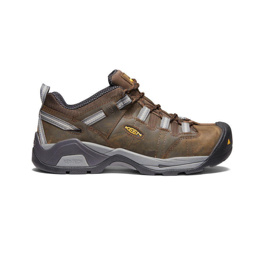 Brown Men Keen Detroit XT ESD Work Shoes | BXG6528WB