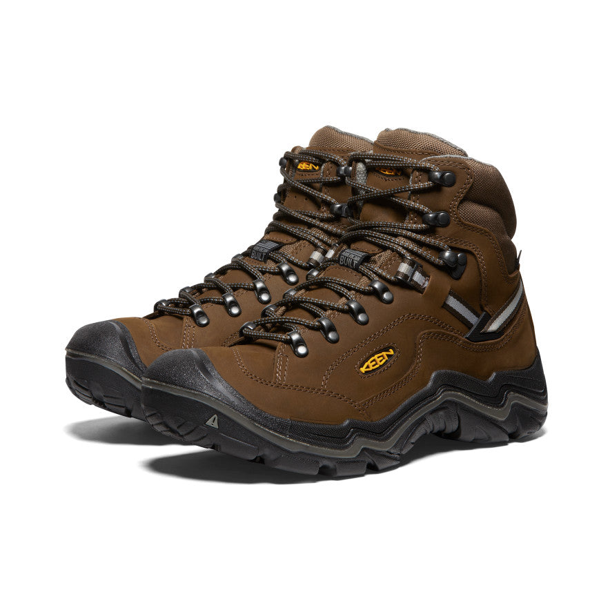 Brown Men Keen Durand II Waterproof Wide Work Boots | WDD8745KB