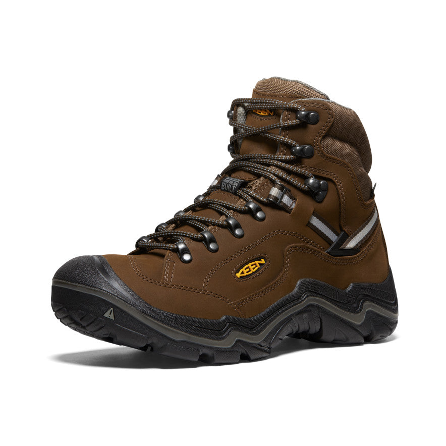 Brown Men Keen Durand II Waterproof Wide Work Boots | WDD8745KB